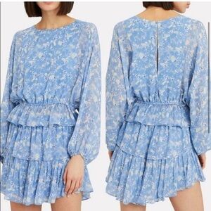 LoveShackFancy floral top and skirt set